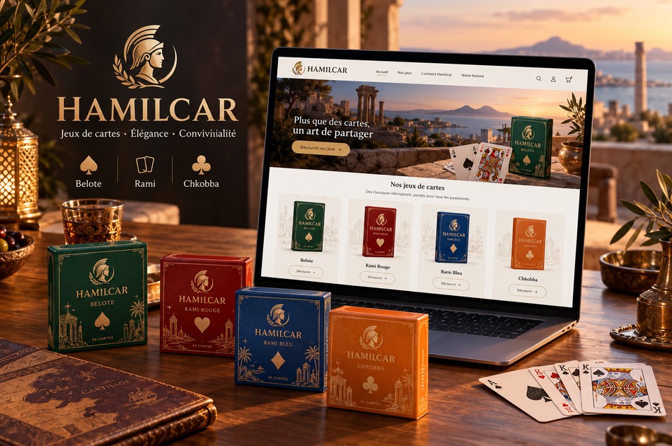 HAMILCAR - site e-commerce de jeux de cartes
