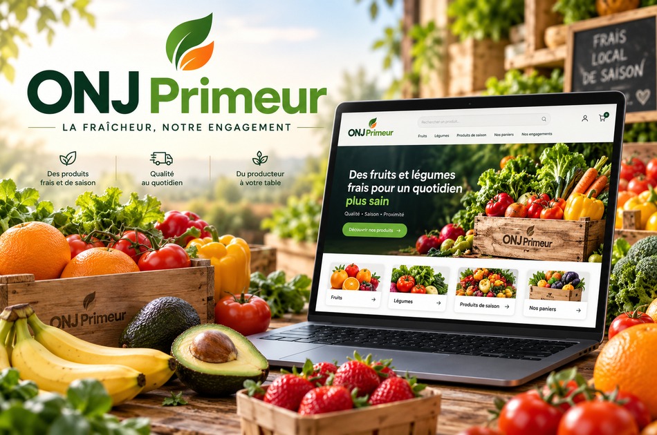 ONJ Primeur - plateforme web de gestion et catalogue produits
