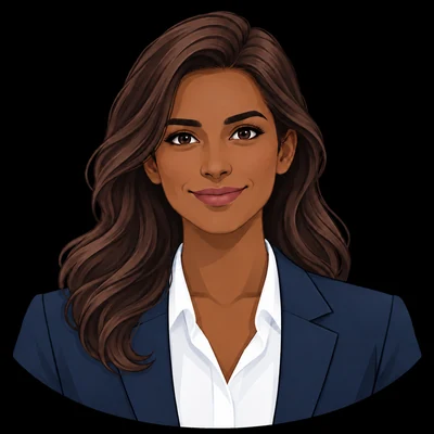 Avatar professionnel femme peau sombre